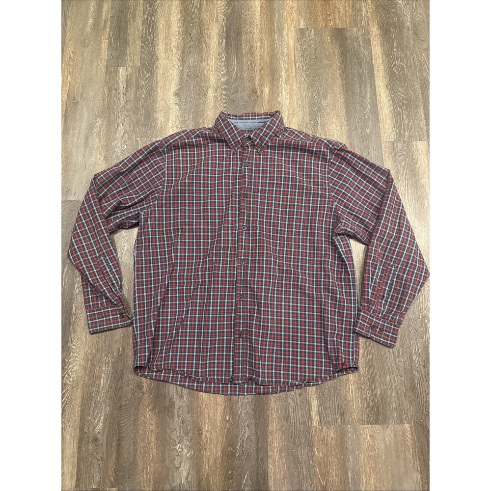 Woolrich Men's Xl Button Down Long Sleeve Plaid Shirt